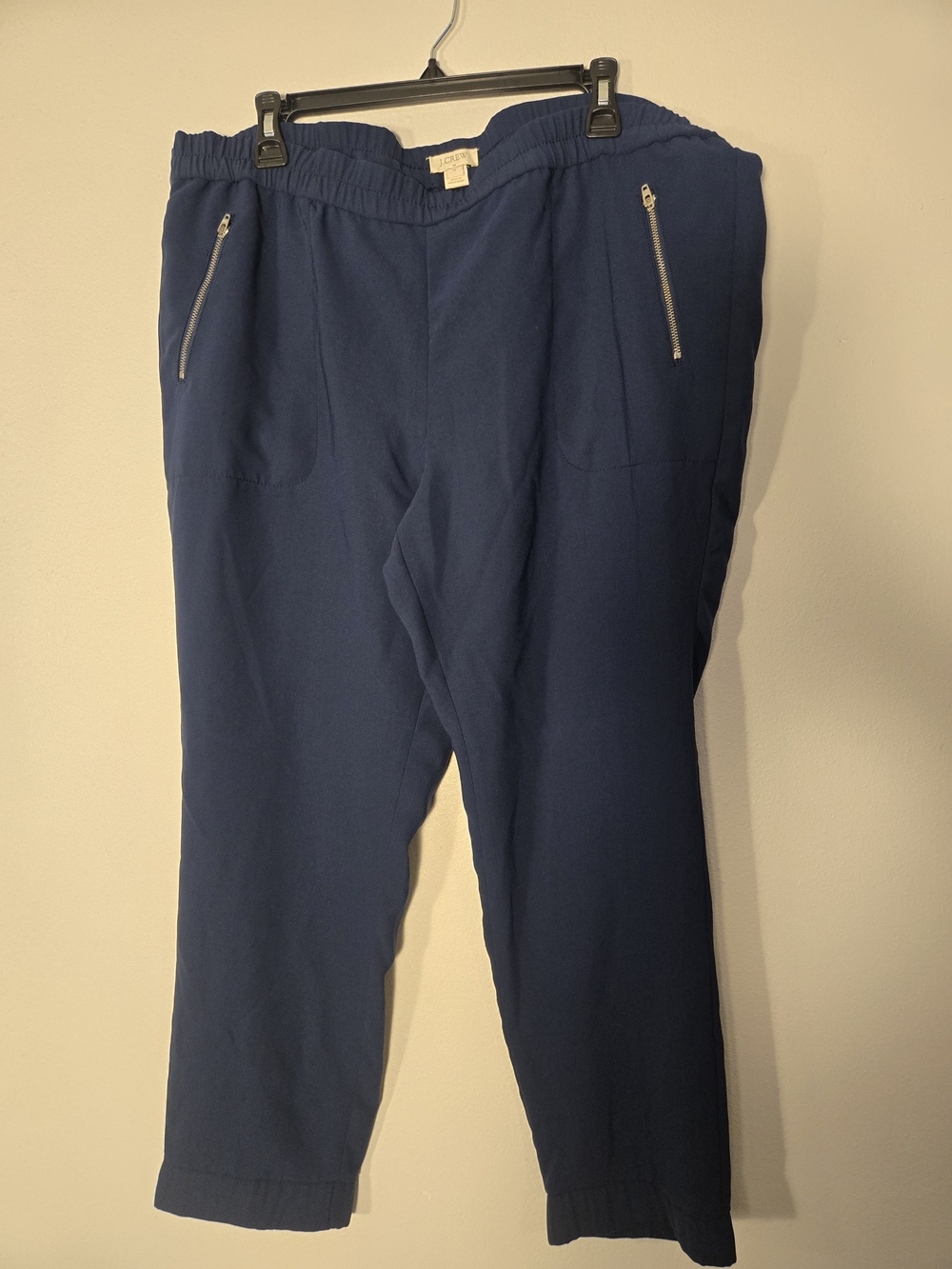 J. Crew Blue Teal Drawstring Jogger Pants
